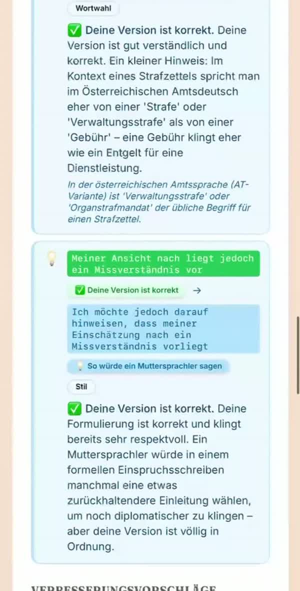 Schritt 3: Feedback verstehen und verbessern