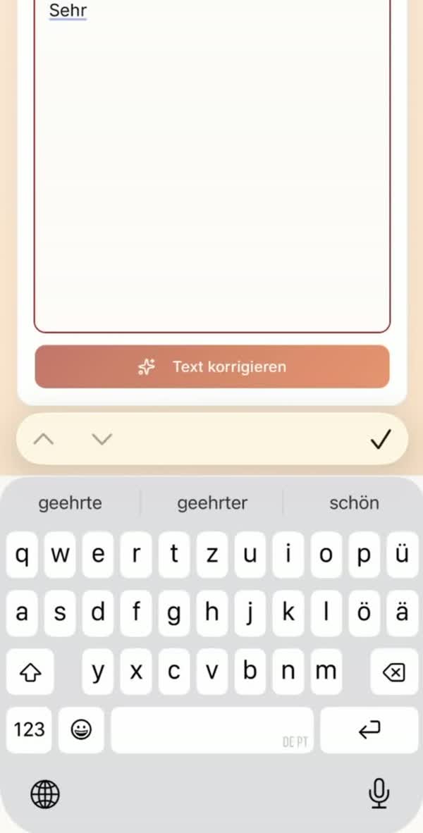 Muttersprachliche Alternative mit Erklärung