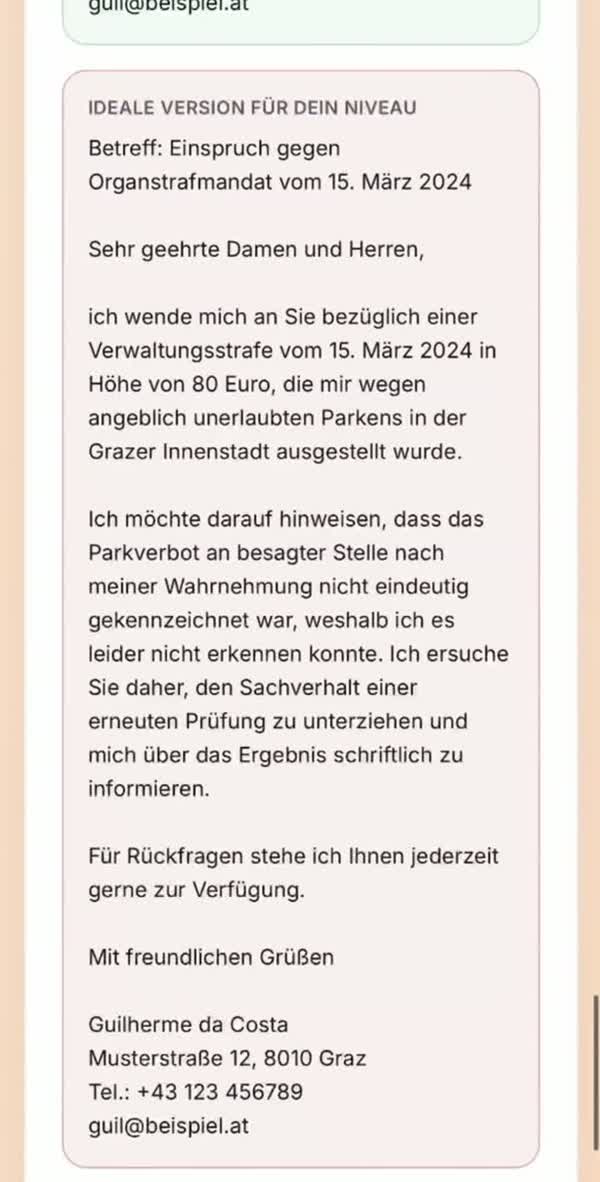 Schritt 2: Text schreiben